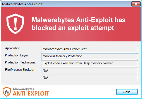 Malwarebytes anti exploit protection